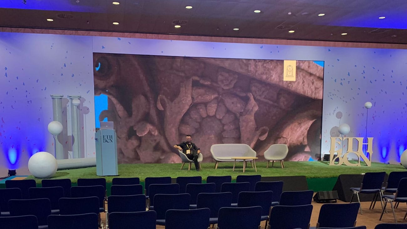Backdrop AV Conference escenario Backdrop AV Conference escenario